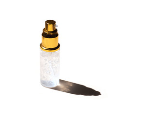 Sanitizer on white background