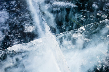 water flowing into the water