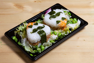 Japanese rice balls onigiri