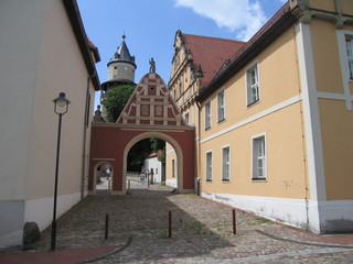 Fototapeta na wymiar Schloss und Schlossgarten Wiesenburg