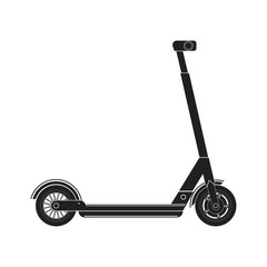 Scooter, icon. Vector illustration on a white background.