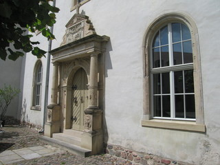 Obraz premium Schloss und Schlossgarten Wiesenburg