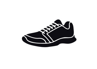 Sport shoe icon. Fast, speed,Sneakers, trainers silhouette icon. running shoes, jogging shoes.