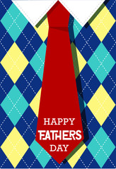 Happy Fathers Day lettering typography set for postcard, card, invitation. Greeting card. Vector. Logo, badge, icon. Calligraphy banner. Sweater pattern on the background.
