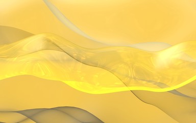 Abstract gold background. Beautiful backdrop with yellow waves.