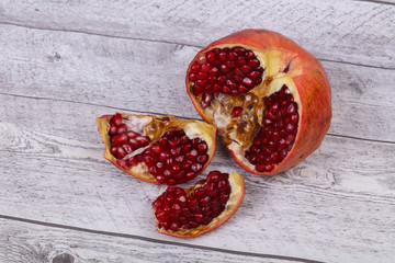 Ripe tasty pomegranate