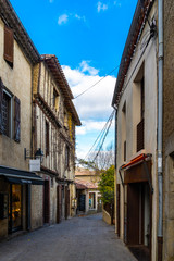 Fototapeta na wymiar Fortified medieval city of Carcassonne in France.