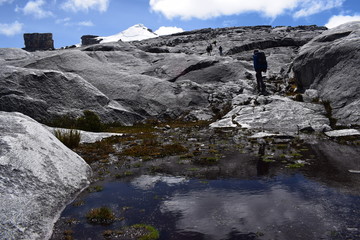mountain landscape with lake