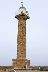 Lighthouse at the entrance to Whitby Harbour, Yorkshire