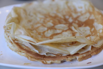 Russian pancakes, delicious healthy food