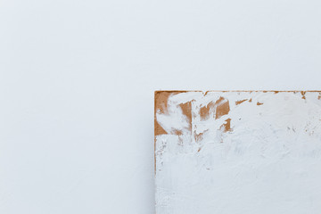 white structural background on wood