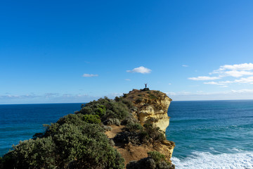 Australia Victoria sea coast sea rock