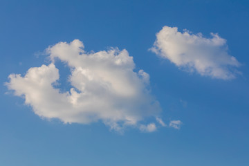 Clouds with blue sky