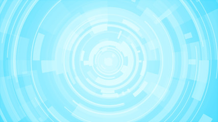 Circle white blue bright technology Hi-tech background. Abstract graphic digital future concept design.