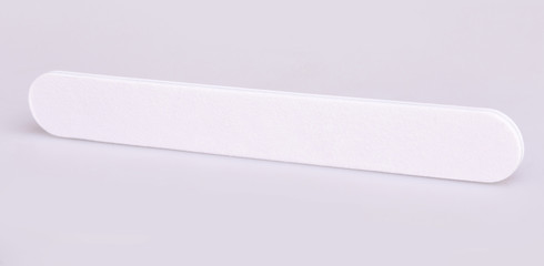 Manicure nail file isolated on white. Woman's manicure accessory