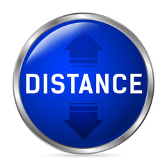 blue information sign, distance. safe distance between people. sticker for the store. Social distance to protect against the spread of the outbreak of the coronavirus COVID-19. Vector illustration