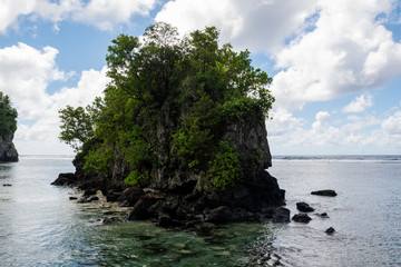 Naklejka premium Small Island in Samoa