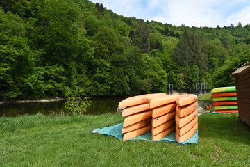 kayak fermeture ouverture riviere eau loisir detente Wallonie Belgique Semois 
