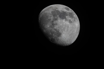 Moon with Craters Detail