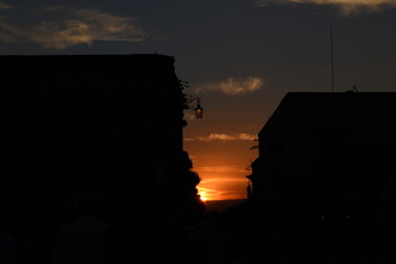 atardecer
