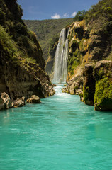 Waterfall river birth