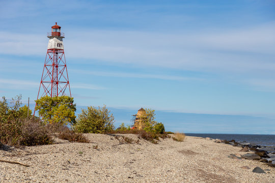 Lighthouse on Hecla Island