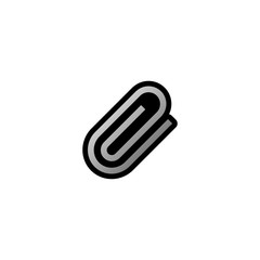 Paperclip Vector Icon. Isolated Emoji, Emoticon Illustration	