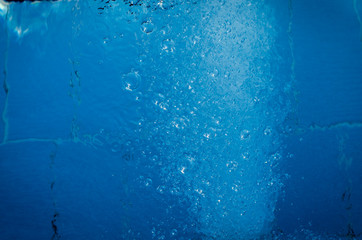 empty swimming pool with nozzles