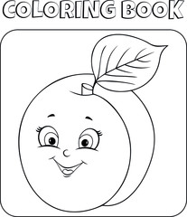 Vegetables and Fruits coloring book