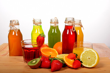 healthy juices from fresh fruit