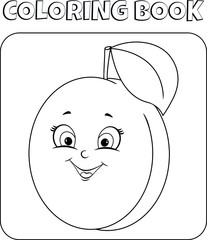 Vegetables and Fruits coloring book