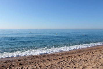 The Mediterranean Sea in Spain.
