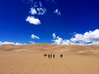 Amazing sand dunes in colorado state