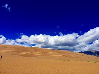 Fototapeta na wymiar Amazing sand dunes in colorado state