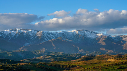 Snow landscape at the top of Amanos mountains