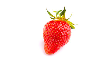 Strawberries berry isolated on white background