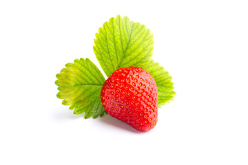 Strawberries berry isolated on white background