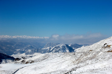 winter mountain landscape