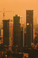 Fototapeta na wymiar Rotterdam skyscraper construction
