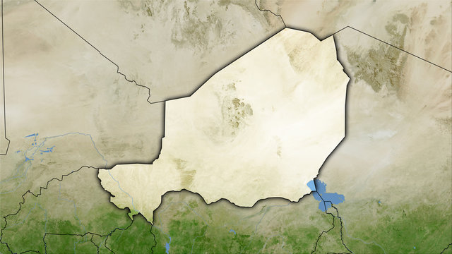 Niger, satellite B - dark glow