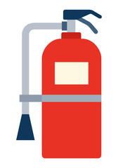 Fire extinguisher Boat Safety Kit vector icon flat isolated.