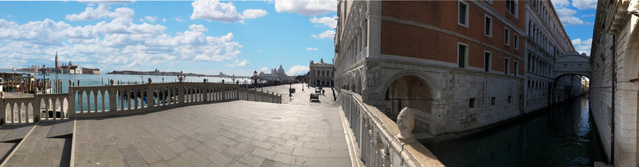 Venice in Italy Lockdown Covid-19 Coronavirus