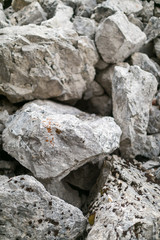 A close up of a large rock texture.