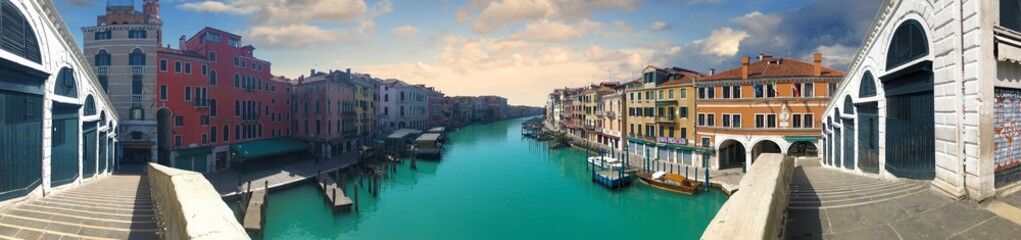 Fototapeta na wymiar Venice in Italy Lockdown Covid19 Coronavirus