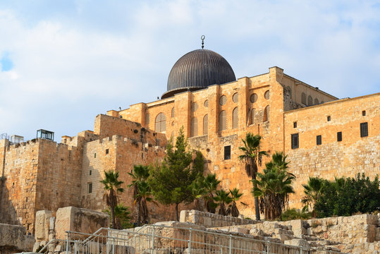 Al Aqsa Mosque in old city of Jerusalem, Israel