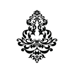 Oriental vector damask patterns for greeting cards and wedding invitations.

