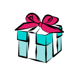 gift box isolated on white