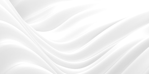 White abstract liquid wavy background