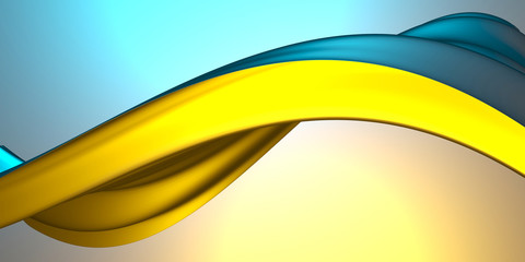 Colorful Liquid metallic wavy background