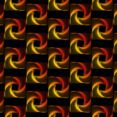 Patrón con mosaico con cuadrados